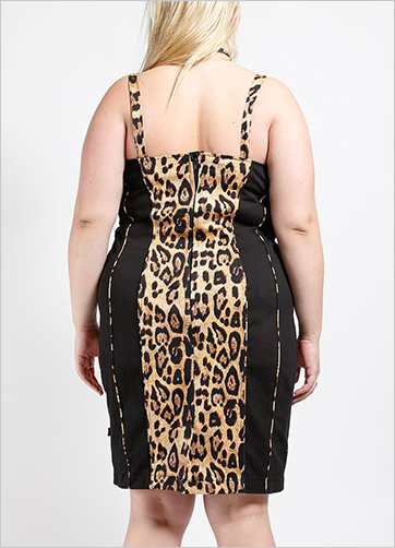 Women's Plus Size Leopard Print Tripp Dress