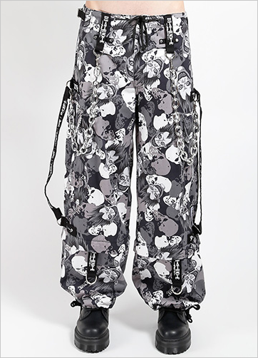 Unisex Ryuk Death Note Skull Camo Tripp Pants