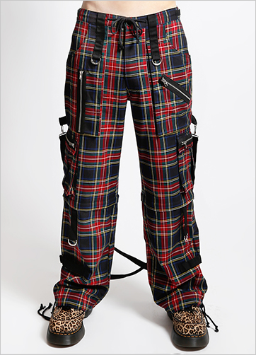 Unisex Tripp NYC Clash Plaid Pants