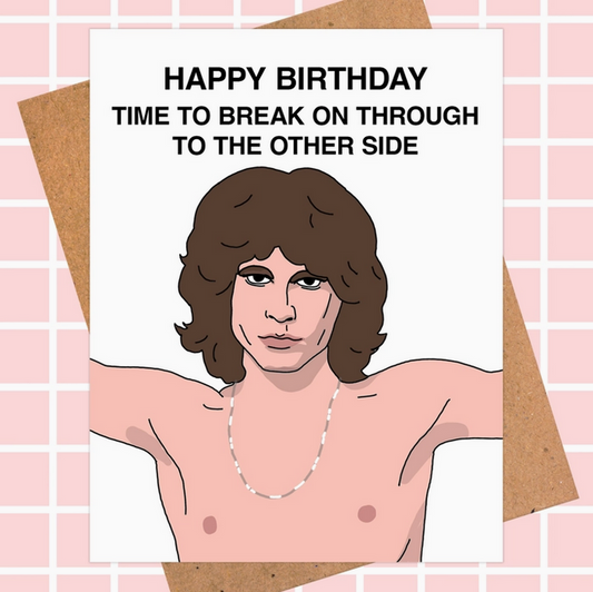 Jim Morrison Birthday Card