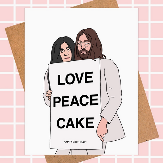 The Beatles John & Yoko Birthday Card