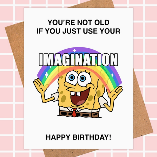 Spongebob Birthday Card