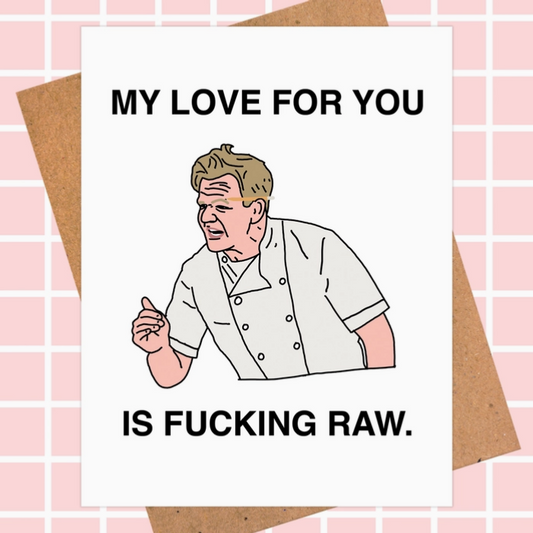 Gordon Ramsay Funny Anniversary Card