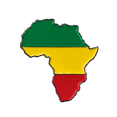 Rasta Africa Enamel Pin