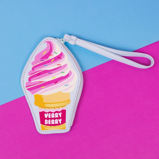 Strawberry Ice Cream Wristlet