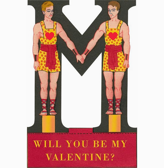 Will You Be My Valentine, Men in Tunics Art Print