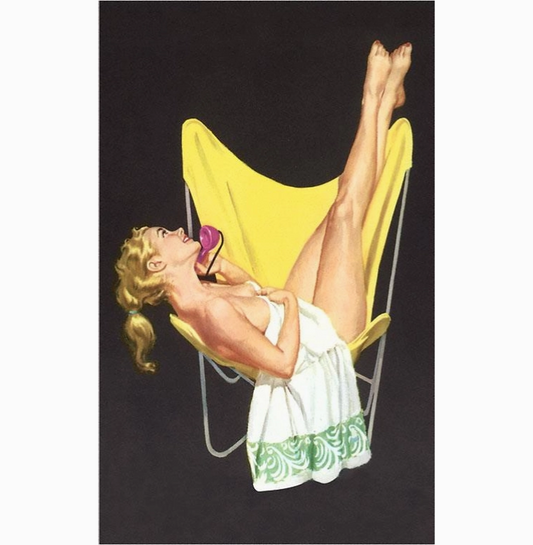 Woman On Telephone Art Print