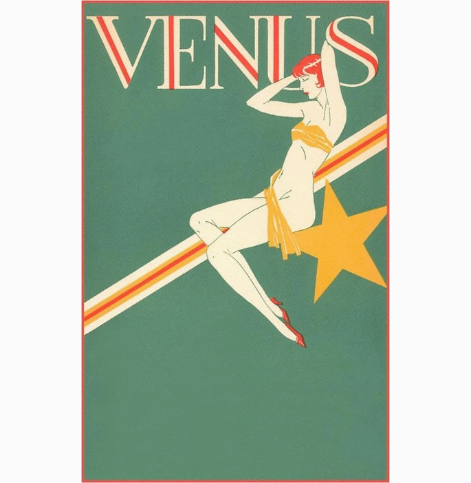 Perched Cheesecake Venus Art Print