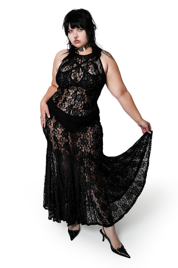 Women's Lovelace Maxi Dress