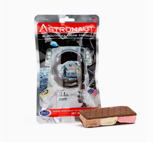 Freeze Dried Astronaut Neapolitan Ice Cream Sandwich