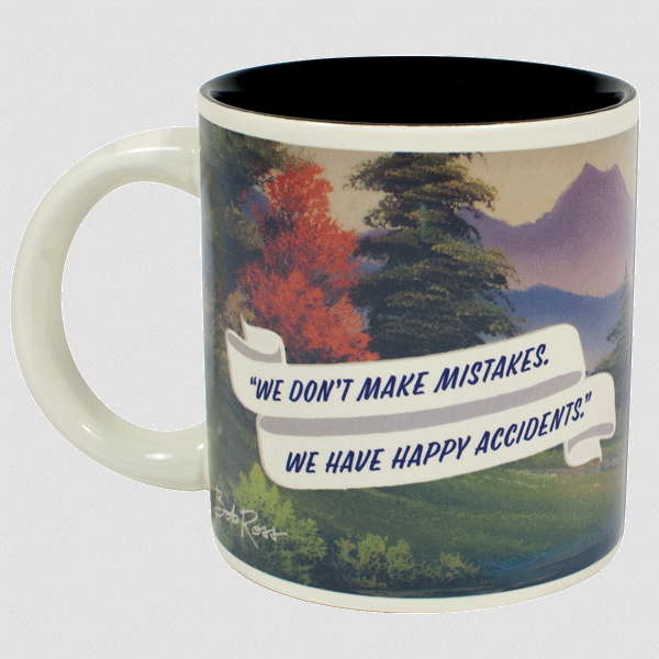 Bob Ross Joy of Painting Heat Changing Mug