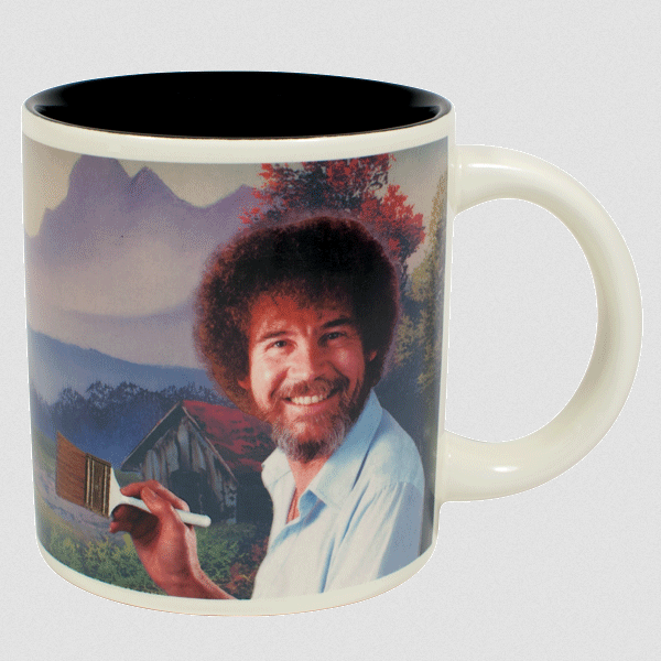 Bob Ross Joy of Painting Heat Changing Mug