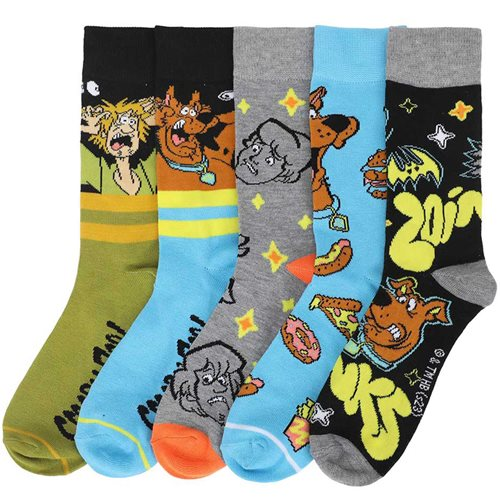 Scooby Doo Gang Crew Socks 5-Pack