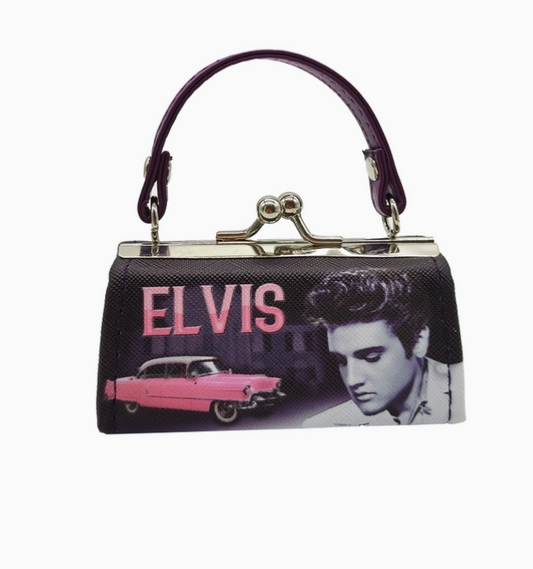 Elvis Pink Caddy Mini Purse