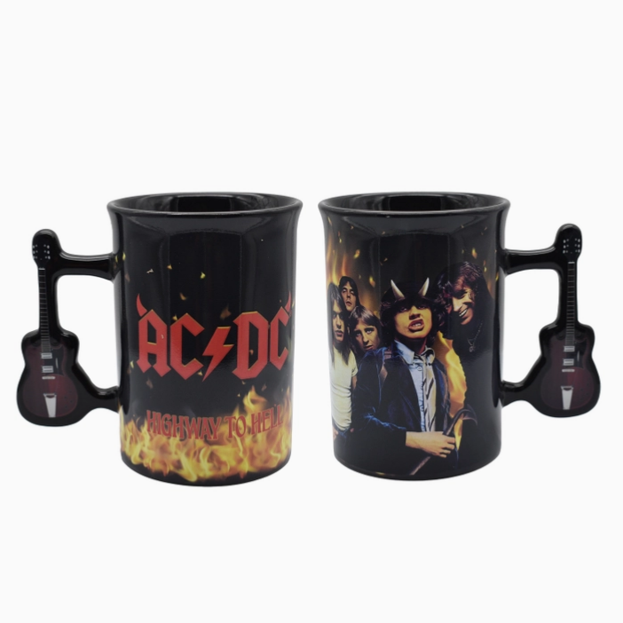 AC/DC Highway To Hell Guitar Handle Mug