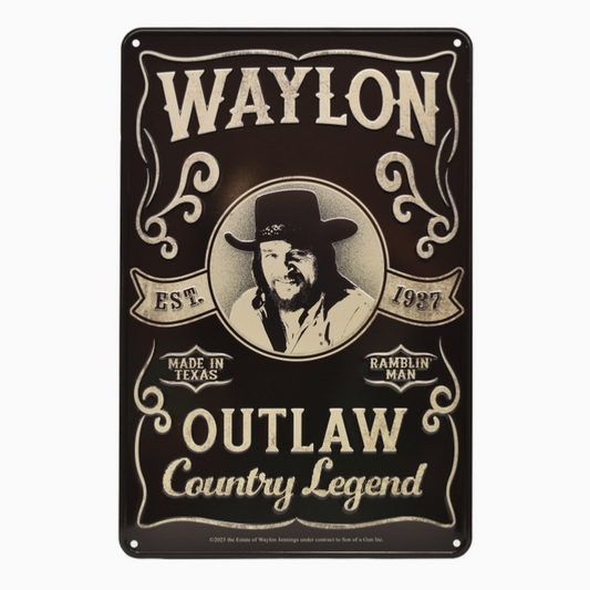 Waylon Jennings  Est. 1997 Sign