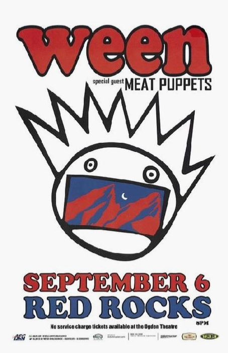 Ween @ Red Rocks 2009 Art Print