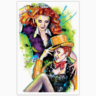 Columbia & Magenta Rocky Horror Art Print