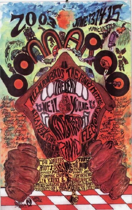 Widespread Panic / Neil Young / Allman Brothers Bonnaroo Art Print