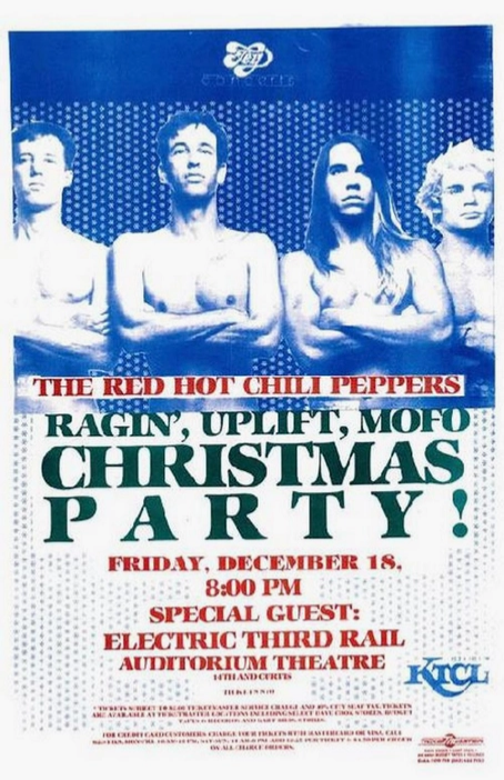 Red Hot Chili Peppers Denver 1987 Art Print
