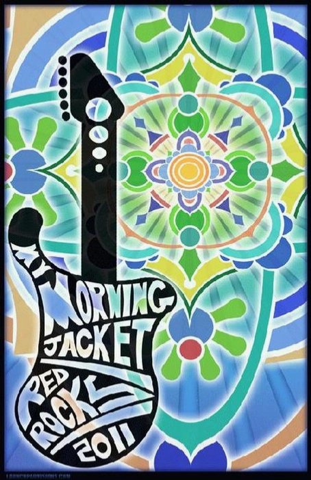 My Morning Jacket Red Rocks 2011 Art Print