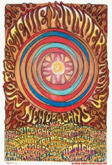 Stevie Wonder New Orleans 2008 Art Print