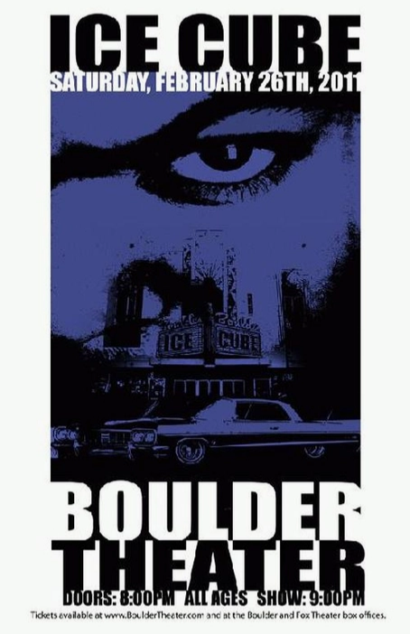 Ice Cube Boulder 2011 Art Print