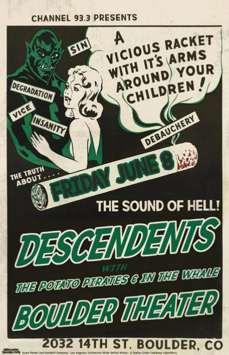 Descendents Boulder 2018 Art Print