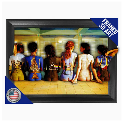 Pink Floyd Back Catalogue Framed 3D Lenticular Wall Art