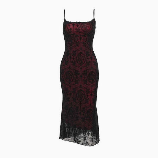 Women's Lace Cross Dress