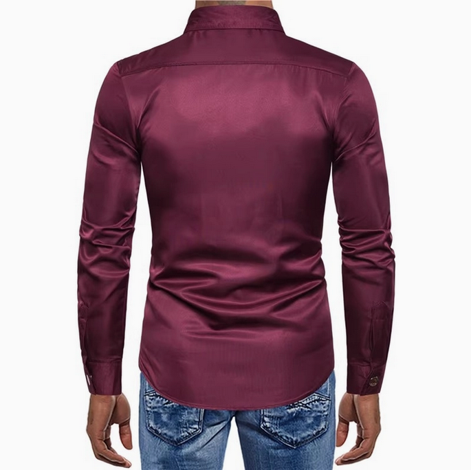 Men's Gothic Studded Long Sleeve T-shirt