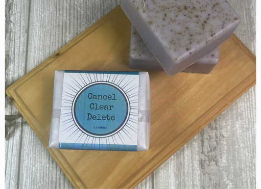 Cancel Clear Delete Soap