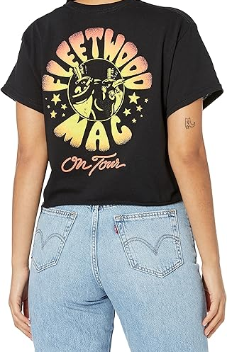 Unisex Fleetwood Mac On Tour Cropped T-Shirt