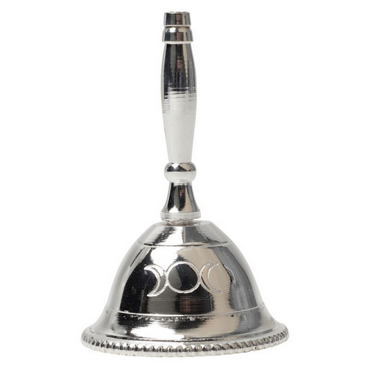 Silver Tripple Goddess Altar Bell