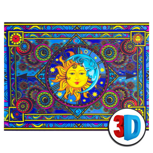 Sun & Moon Lenticular 3D Poster