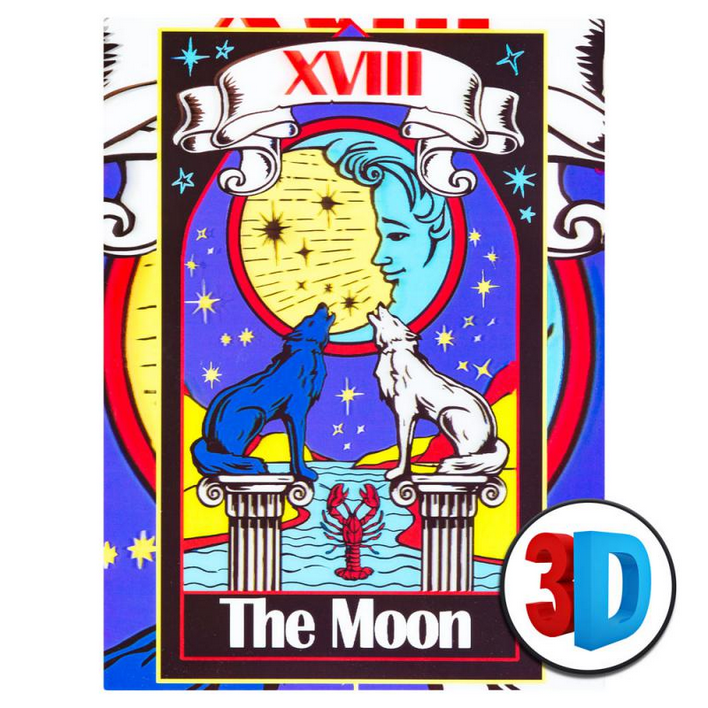 The Moon Tarot Lenticular 3D Poster