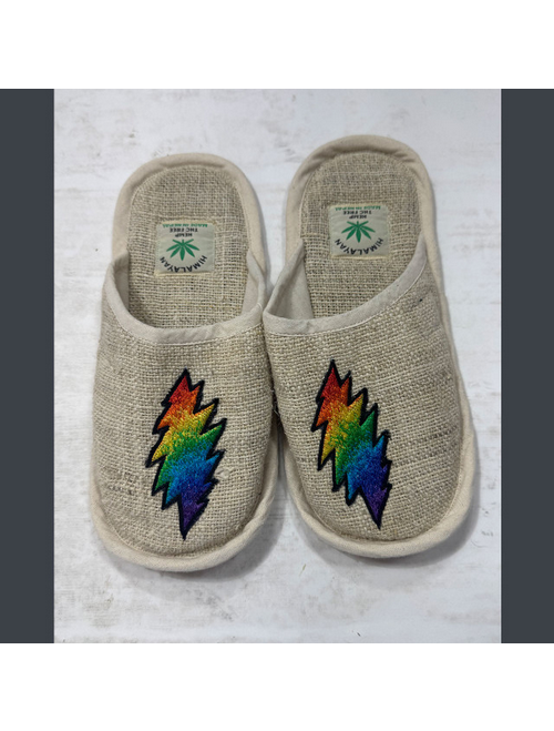Hemp Slipper w/ Grateful Dead Embroidery