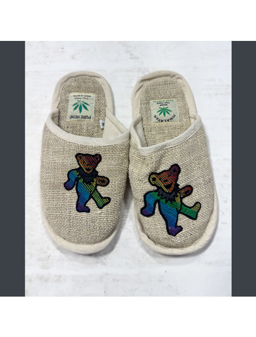Hemp Slipper w/ Grateful Dead Embroidery