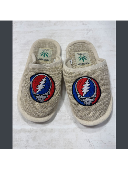Hemp Slipper w/ Grateful Dead Embroidery