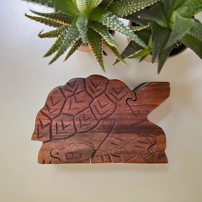 Carved Puzzle Boxes
