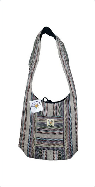 Assorted Sunshine Joy Hemp Shoulder Bags