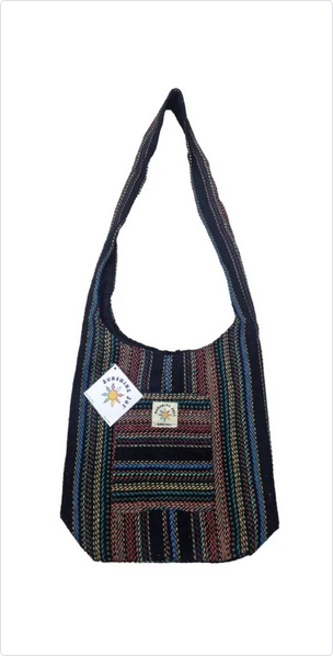 Assorted Sunshine Joy Hemp Shoulder Bags