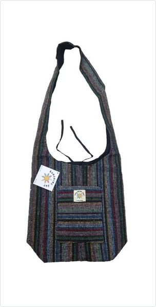 Assorted Sunshine Joy Hemp Shoulder Bags