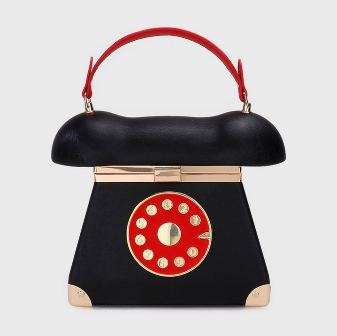 Vintage Telephone Crossbody Bag