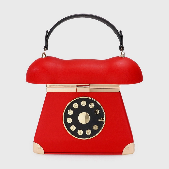 Vintage Telephone Crossbody Bag