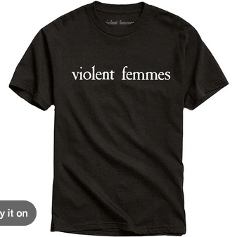 Men's Violent Femmes White Logo T-Shirt