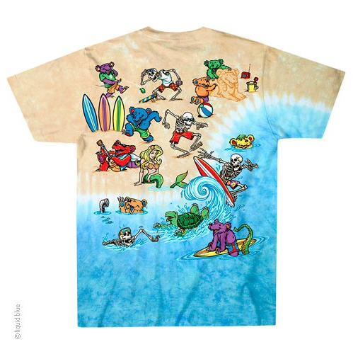 Men's Grateful Dead Tie-Dye Surf Crazy T-Shirt