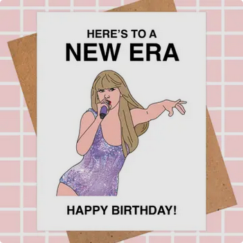 Taylor Swift New Era Birthday Card