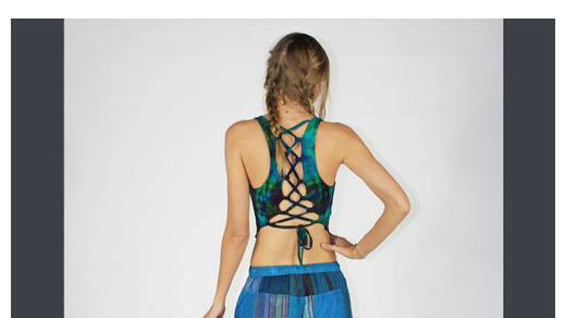 Women's Rayon Mudmee Tie Dye Multi-Color Top