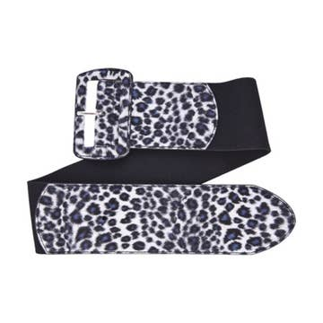 Leopard Pinup Cinch Belt